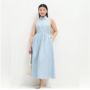 Reformation trace linen dress, size 6